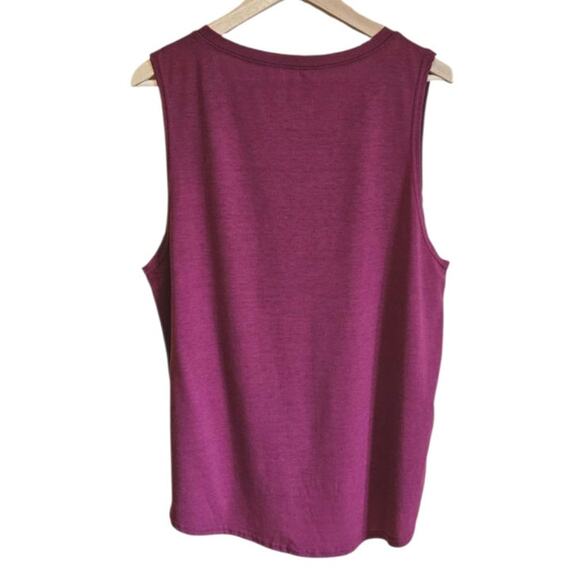Sweatin' Like a Hooker in Church Tank Top Maroon Women's Size XLarge - Picture 4 of 4